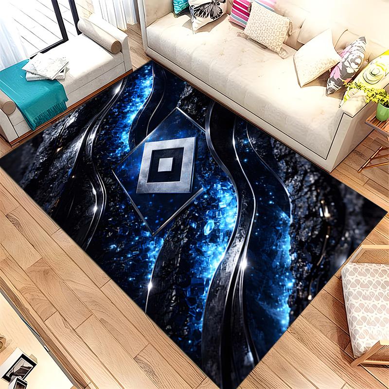 Hamburger SV (14) Rug Suitable For Living Rooms Bedrooms Computer Rooms Dining Areas And Placement Under Tables And Chairs Also An Ideal Choice For Of