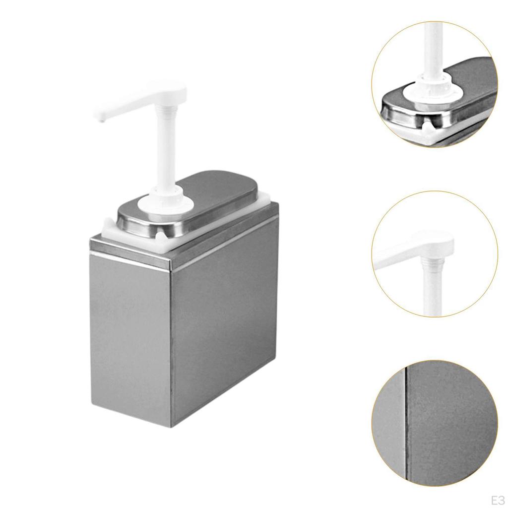 Condiment Pump Bottle for Sauces, Dressings, And Syrups Home Restaurant