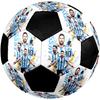Lionel Messi Soccer Ball Colorful All Ages Machine Stitched PVC Competition Ready Durable High-Bounce.SIZE5