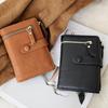 Multi-card Slot Women Card Bag Folding PU Leather Coin Purse Simple Short Women Wallets  Girl