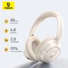Baseus ANC Wireless Headphones 80H Over Ear Earphones 95% Noise Cancelling Headsets Headphone Bluetooth 6.0