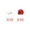Building Blocks Accessories Military Figure Fireman Pilot Football Player Helmet Navy Cowboy Hat Oxygen Bottle Brick Toy K060