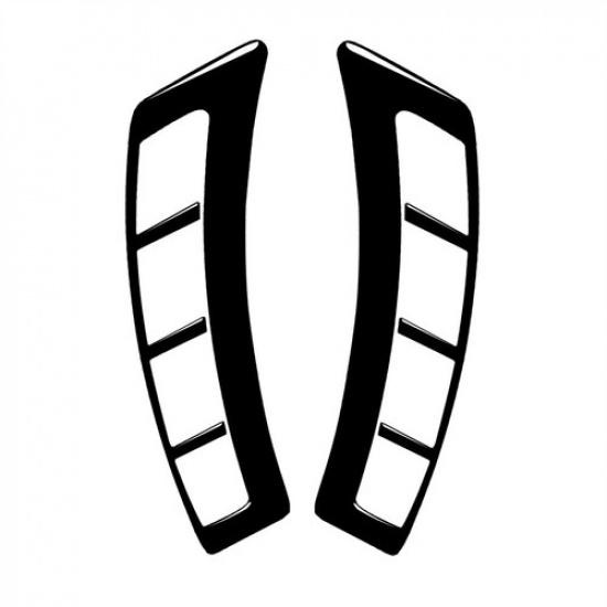 2PCS Exterior Side Fender Air Intake Cover For Infiniti FX35 2009-2013 QX70 2014