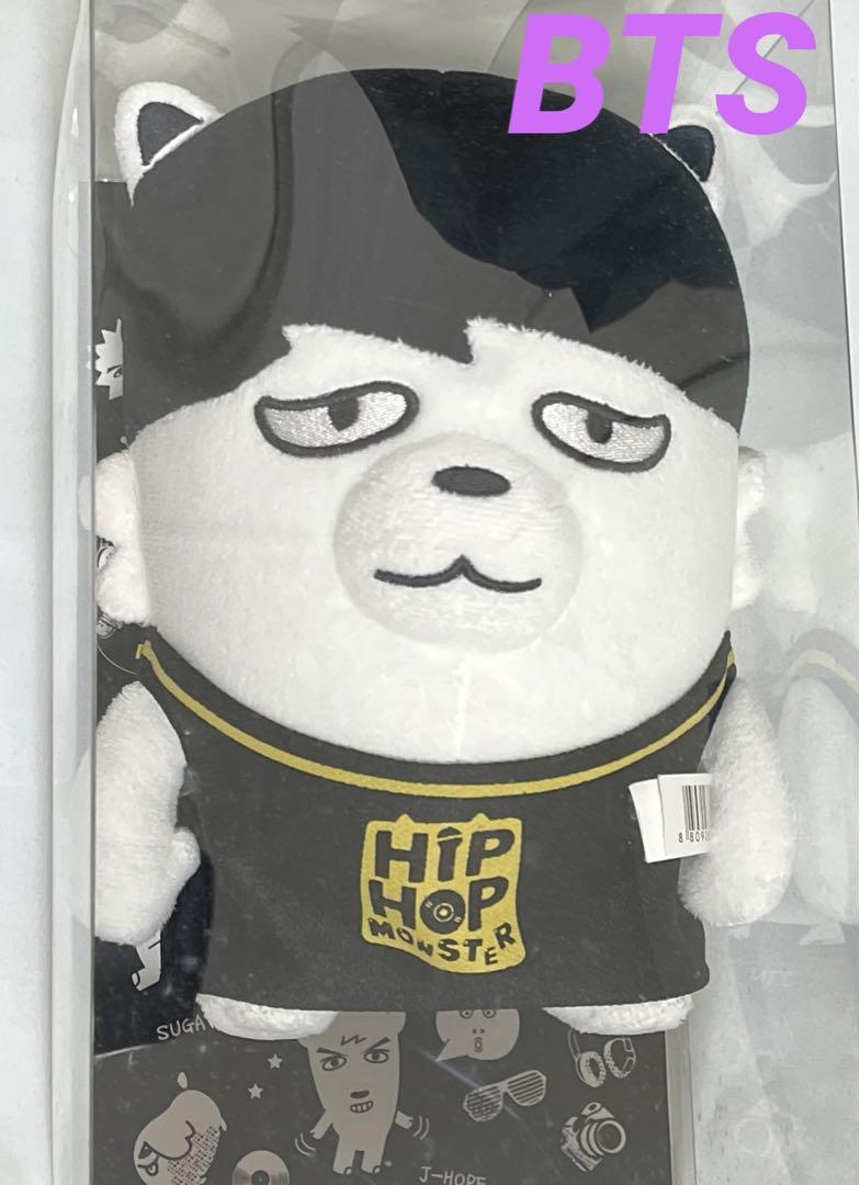 

[Б/У] Официальная плюшевая игрушка BTS Jimin Hip Hop Monster с чехлом
