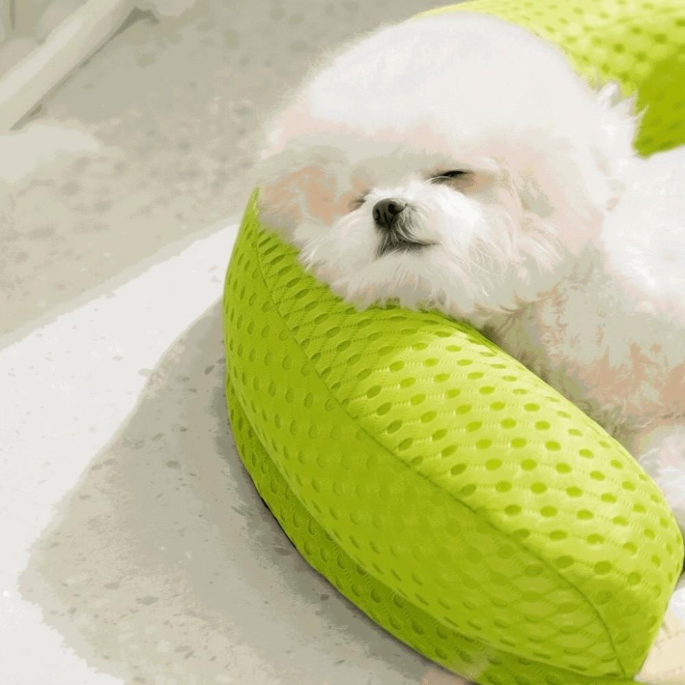L-Shape Dog Cooling Mat Ice Pad Dog Sleeping Nest Comfortable Pet Cooling Mat Summer