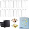 Acrylic DIY Refrigerator Magnet Set with Transparent Magnetic Pieces and Adhesive Backing