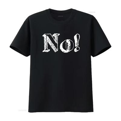 Mens No Simply Say Not Yet Just T Shirt Black XL Vintage Washed Casual Soft Fashion Graphic Versatile Unisex Homme Stylish