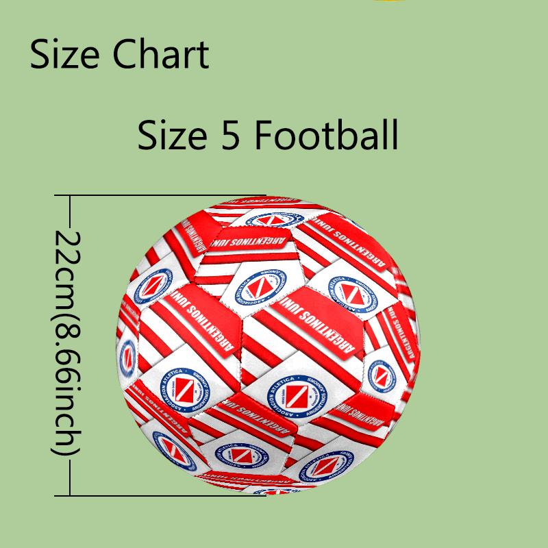 1pc FIFA World Cup Theme Pattern Football, Standard Size 5 Soccer Ball Stylish Sport Football for Competition Play and Training