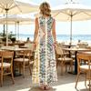 Women's Sleeveless Maxi Dress Loose Fit Lightweight Beach Vacation Dress,Ideal for Daily Casual,Outdoor & Beach Trips,Great for Spring Fall Layering