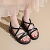 3 Platform Sandals Women's Summer New Fashion Versatile Rhinestone Beach Shoes Soft-soled Fashion Shoes