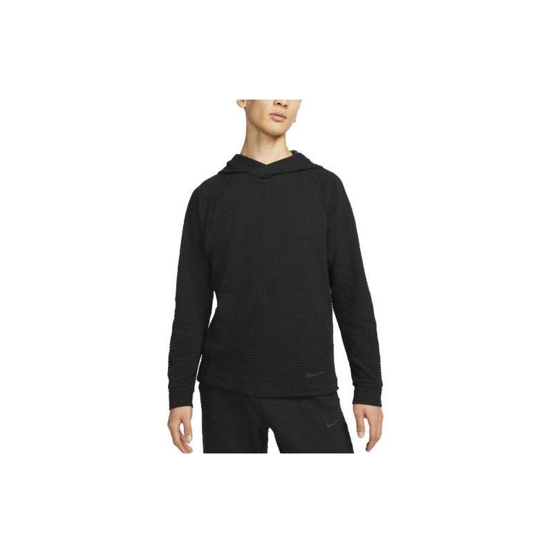 Nike T-shirt YOGA DRI-FIT a maniche lunghe 'Nero' da uomo DV9876-010