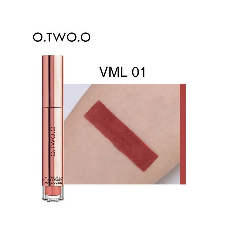 O.TWO.O - Matte Velvet Lip Gloss - 4 COLORS