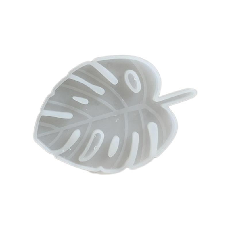 Diy Crystal Epoxy Irregular Leaf Coaster Pendant Silicone Mold Leaf Tray Mold for Casting with Resin Concrete Cement