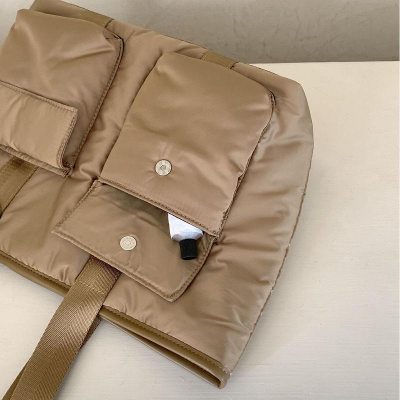 Tote bag nylon casual autumn and winter new cotton clothes bag commuting fashion large capacity shoulder bag women