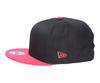 New Era Cap Snapback 9FIFTY Basic Adjustable Side Logo Black Scarlet