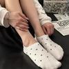 Cotton Polka Dot Boat Socks for Women Spring Summer New Fashion Non-slip Breathable Invisible Spotted Short Low Ankle Stockings