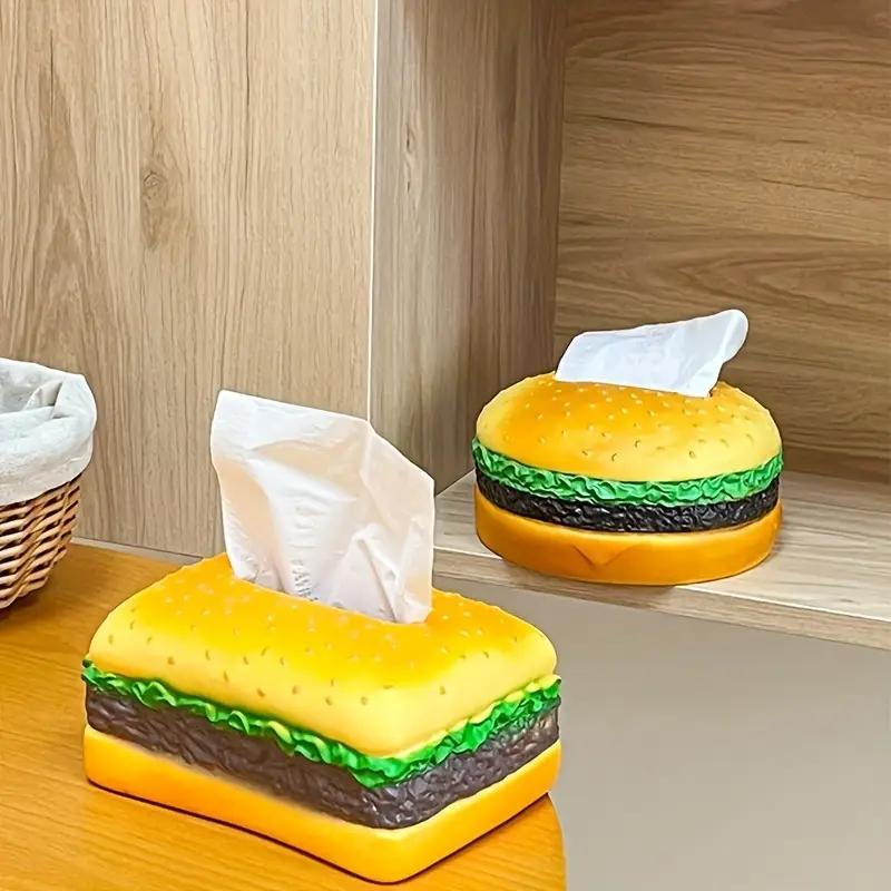 New Cute Burger Paper Box Cute Burger Home Living Room Tea Table Decoration Gift for Friends' Birthday