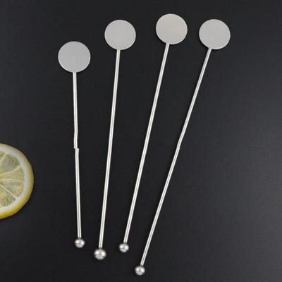 Stainless Steel Cocktail Stirring Sticks, Set of 6