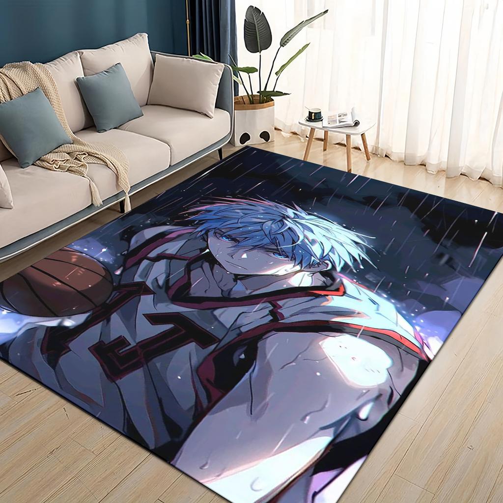 27 Styl Nowy Kreskówkowy Anime Kuroko no Basket Dywanik Dywan do Salonu Sypialni Dekoracja Domowa Sofa, Mata Podłogowa Antypoślizgowa do Zabawy dla Dzieci