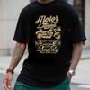 Motor Legend Biker Motorbike Men's T-shirt Moto Summer Cotton Short Sleeved Casual O-Neck Unise