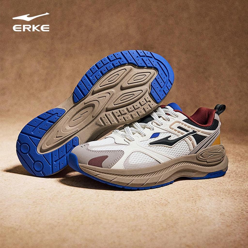 Erke Casual Men's Shoes Sports Shoes Comfortable Versatile Soft Sole Lightweight Running Shoes Men