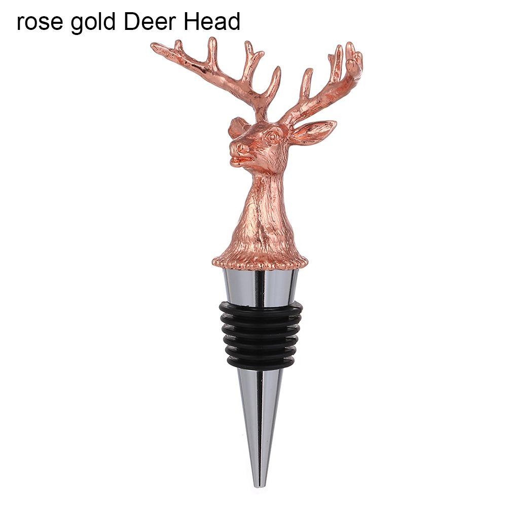 Tools Leak Proof Deer Head Wine Cork Beverage Bottle Cap Wine Stopper Champagne Bottles Stoppers