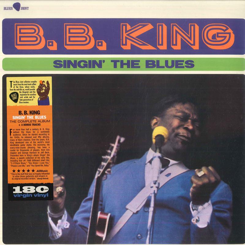 

LP-пластинка BB. KING - Singin The Blues 8015 The Blues Joint 2024 США и Евро Блюз