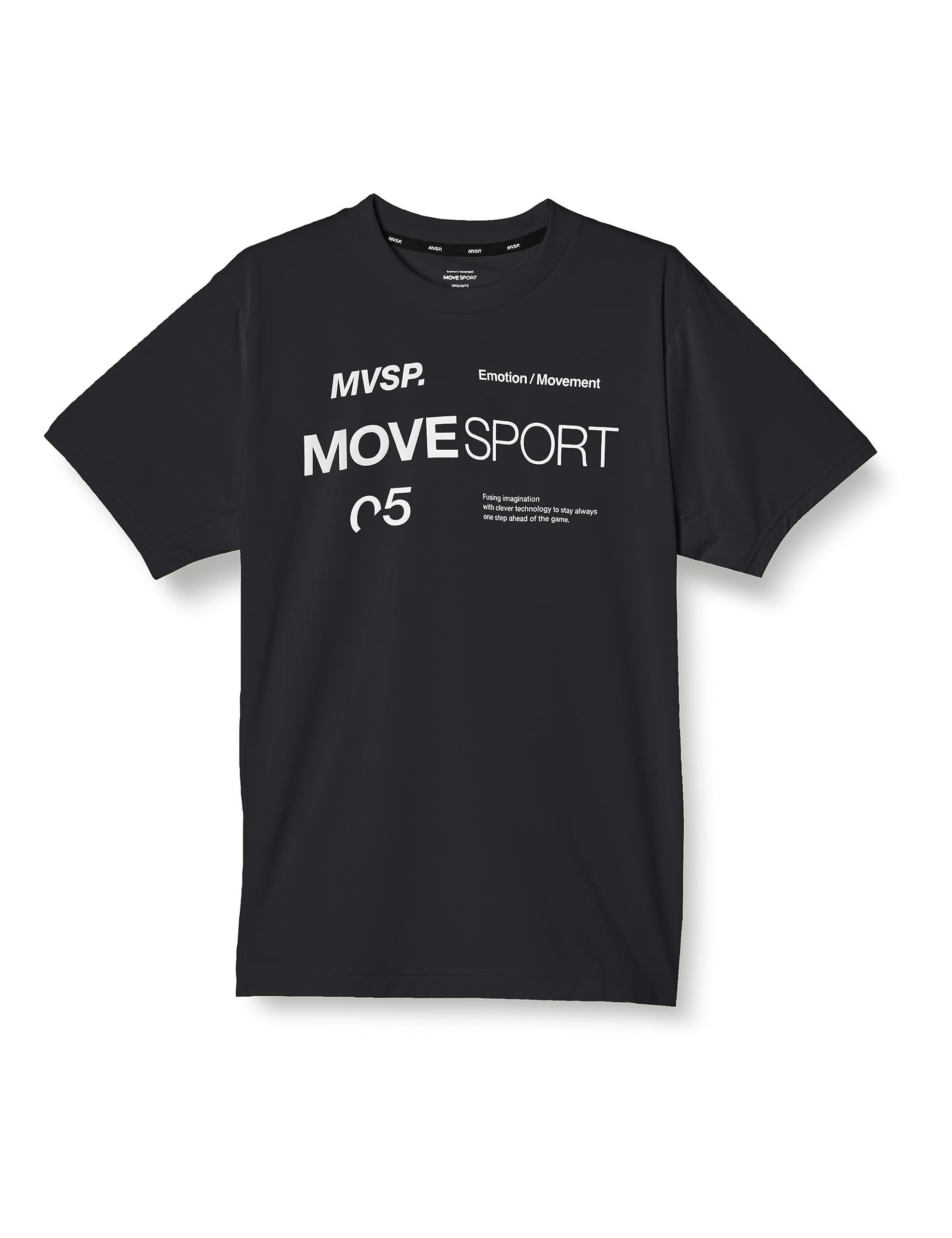 

Move Sports Coolist by Move Round Short Black Size M T-Shirt Descente, Sport, Sweat-Wicking, Quick-Drying, Heat-Dissipating, Cooling, Neck, Sleeve,