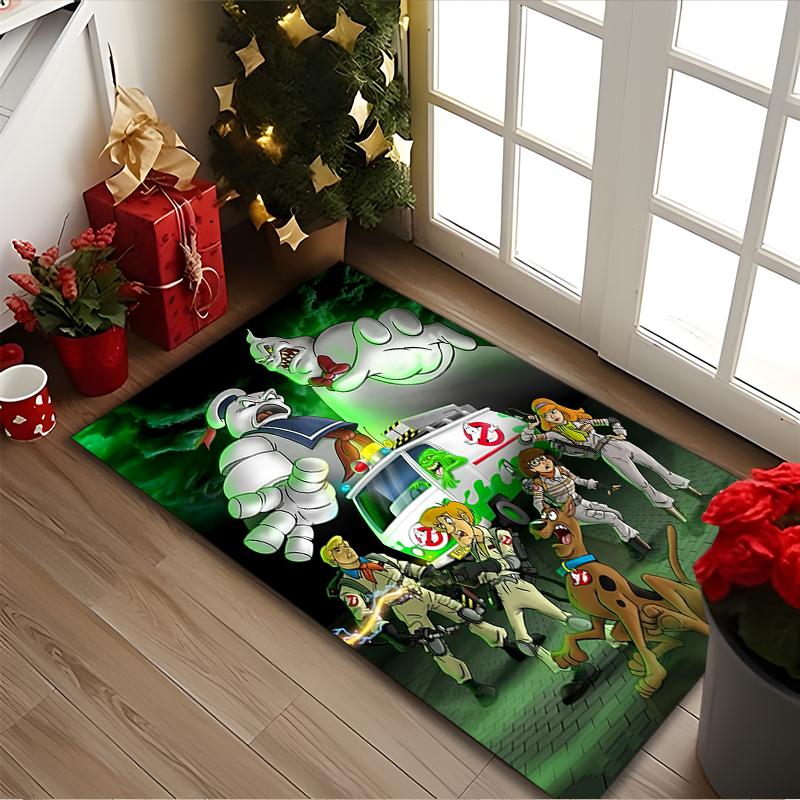 1pc Area Rug Appropriate for Office, SCOOBY-DOO Carpet, Versatile Printed Chair Rug, Durable Home Sofa Carpet