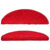 Stair Treads 10 pcs. 56 x 17 x 3 cm Red Semi Circular