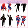 Conjunto de Fantasia Cosplay de Super-Herói Homem-Aranha para Crianças Apresentando Blusa de Manga Longa e Calças