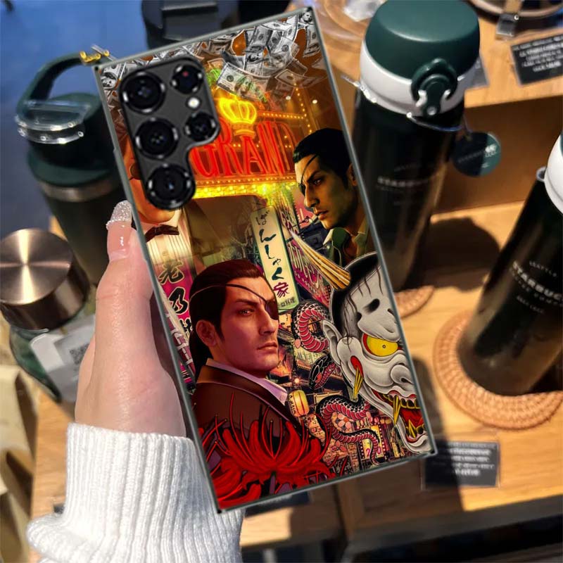 Yakuza 0 Game Cases Phone Case for Samsung Galaxy S26 Ultra S25 Edge S24 S23 FE S21 Plus S20 S22 S10 Cover TPU Capa Shell Shockp