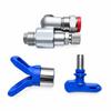 3600 PSI Shut Off Valve 180° Stainless Steel Shut-off Valve Adapter  For Paint Sprayers