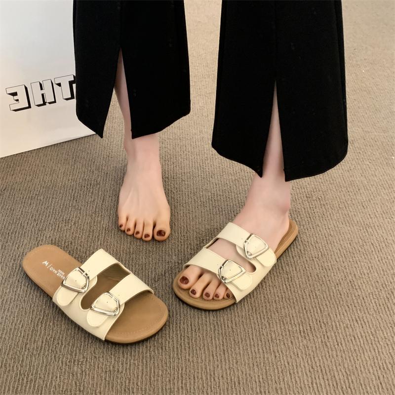 

Fashion Women s Slippers Are Fashionable, Versatile, Casual and Comfortable, Thick-Soled Wear-Resistant Slippers for Home and Outings 35 бежевый
