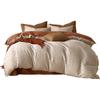 Mercury Home Textiles 100% Long-Staple Cotton 4-Piece Bedding Set