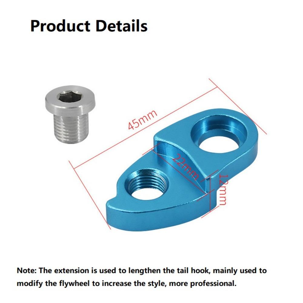 For Cycling Frame Gear Tail Hook Extender Frame Gear Tail Hook Rear Derailleur Hanger Cycling Parts