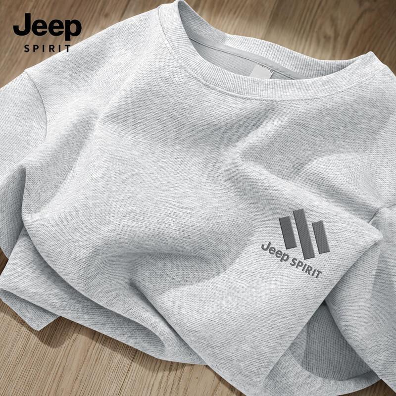 JEEP SPIRIT Men's High Street Style Sweatshirt