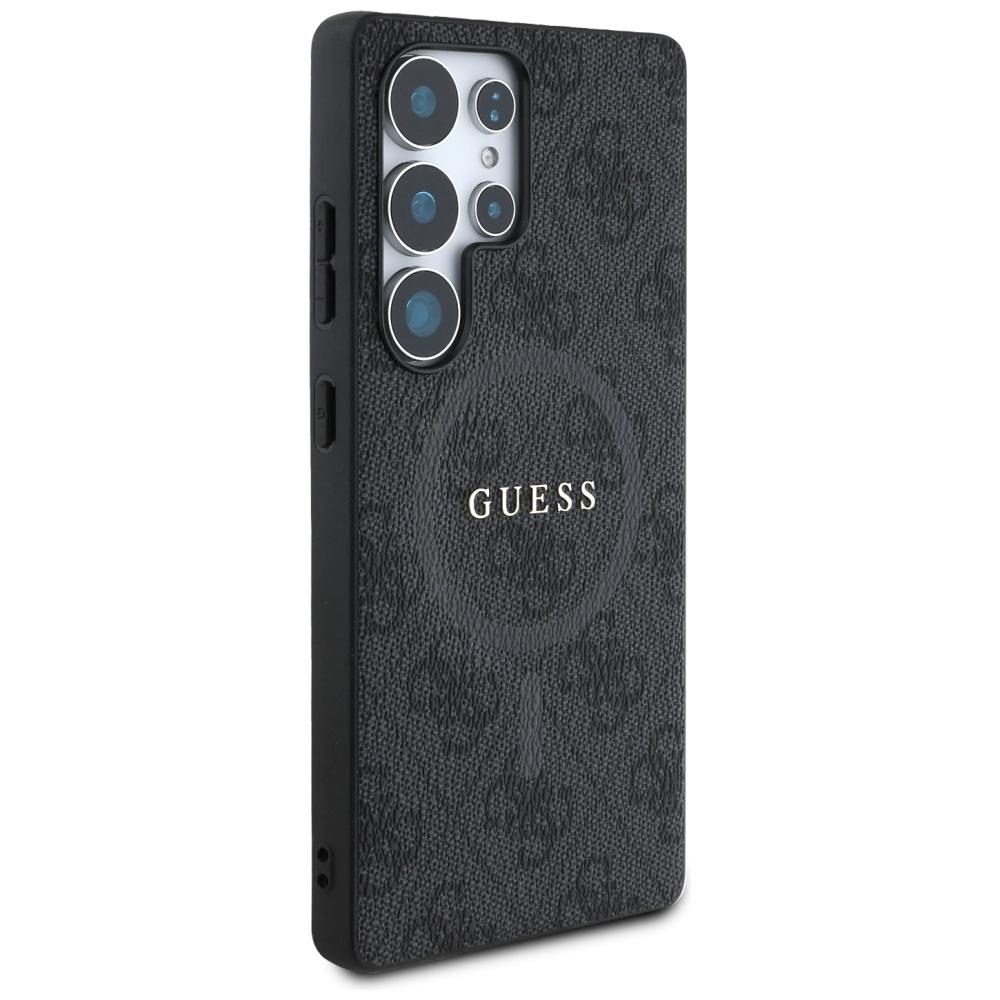Etui Do Samsung Galaxy S25 Ultra Guess Leather Magsafe Czarny