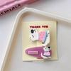 Animal Cartoon Mini Hair Clip Candy Color Korean Style Cute Barrettes Set Kawaii Princess Series Bear BB Clip Hair Styling Tool