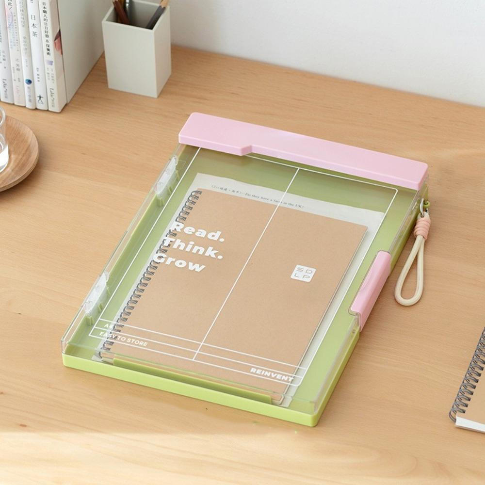 Thickened Document Holder Large Capacity File Storage Box File Organizer for Office