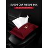 1Pcs Suede Car Tissue Box Cover Sun Visor Seat Backrest Suspension  For Chevrolet Cruze Captiva Trax Aveo Camaro Sonic Tahoe Impala Equinox Suburban