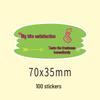 Disposable Transparent Sandwich and Cake Packaging Bag