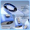 2026 Portable Rechargeable Wearable Waist Fan - Silent, Long Battery Life, Clip-on, Neck Hanging Small Fan for Outdoors