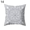 Cushion Cover Case Square Geometric Gray Throw Pillow Protector Bedding Articles