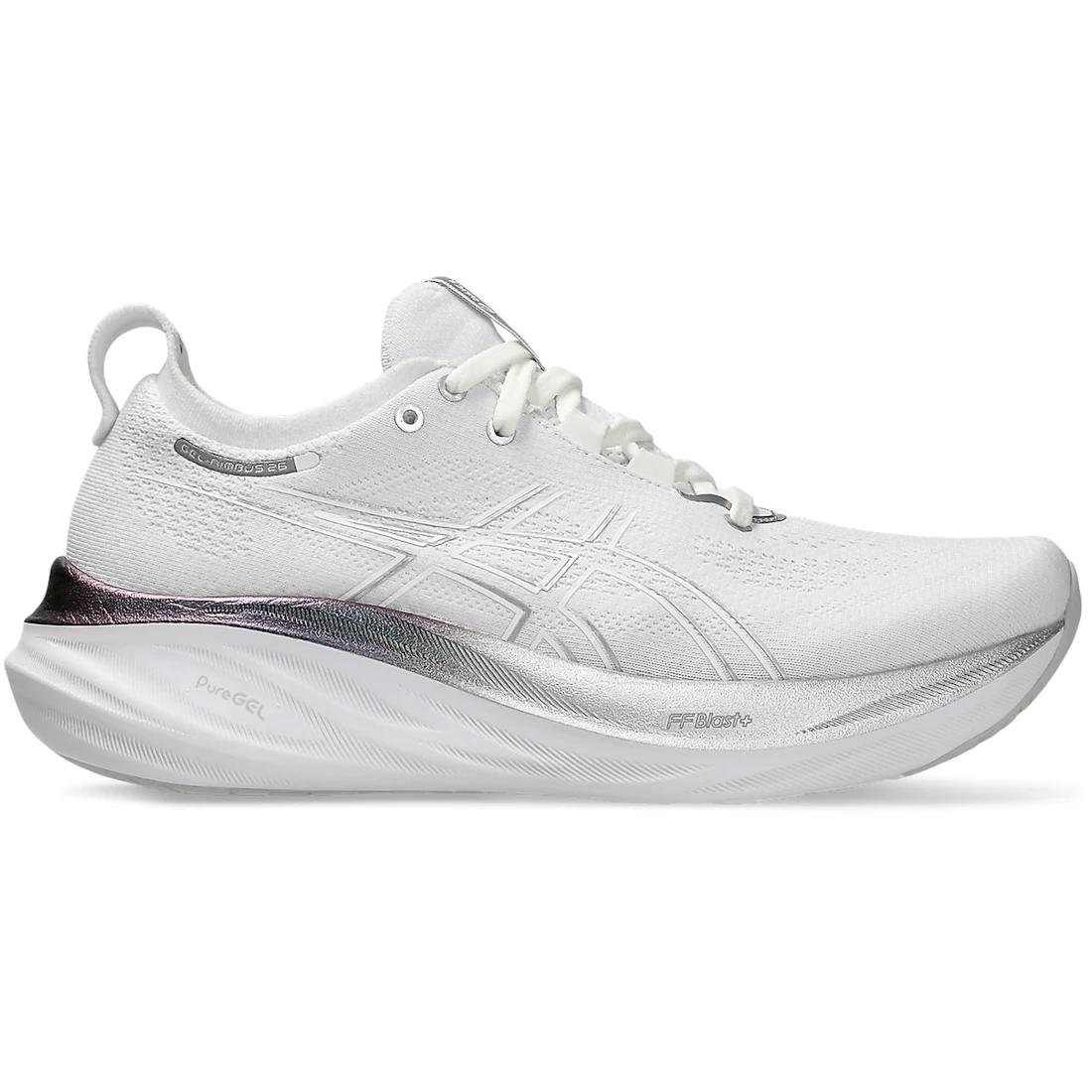 

Sneaker ASICS Gel-Nimbus 26 Platinum Real White Pure Silver (Women s)(1012B720-100) 39.5