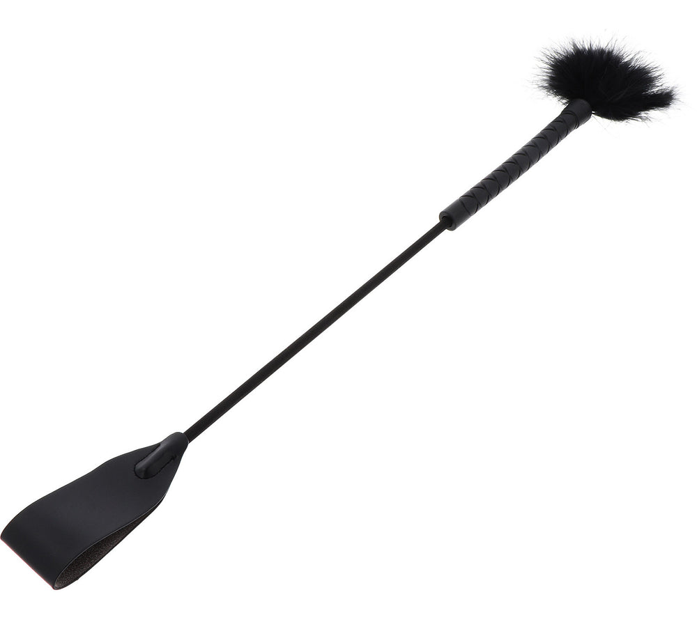 Cravache et Plumeau Tick Whip 56cm Noir - Hidden Desire - Fouets, Cravaches & Plumeaux