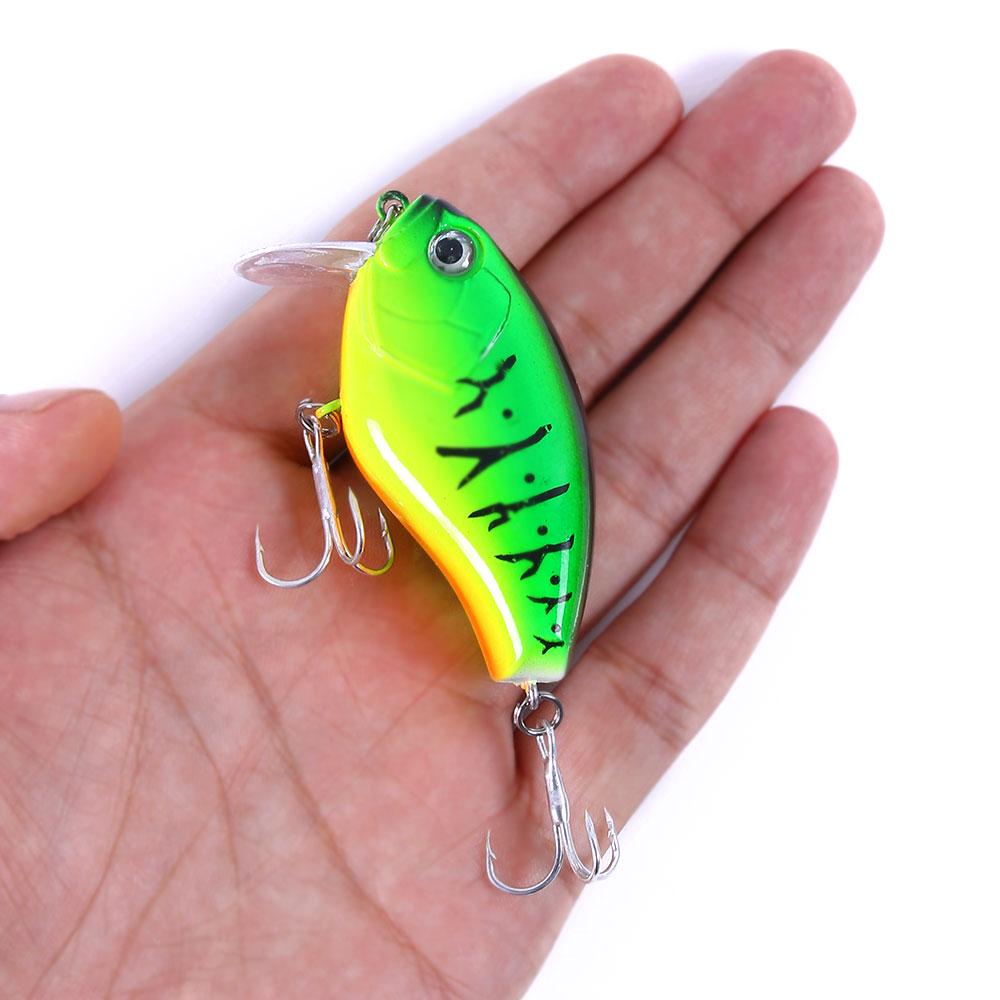 💰Koop 8pcs Artificial Bait Kit Fishing Crankbait Topwater 6cm 17g Floating Bass Lure Fishing