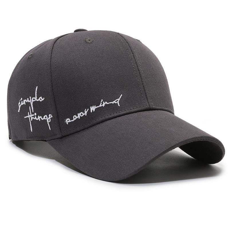 New Embroidery Baseball Cap For Men Women Hat Solid Sunscreen Baseball Hats Cotton Outdoor Sport Running Visor Casual Cap