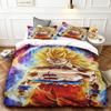 3Pcs Duvet Cover Dragon Ball Goku Cartoon Bedding Set Quilt Cover For Bedroom Home Decor Queen King Size