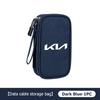 CKTJ8 Car Storage Bag Earphone USB Data Cable Travel Organizer For KIA Rio K5 K2 Sportage Ceed Sorento Picanto Stinger Soul